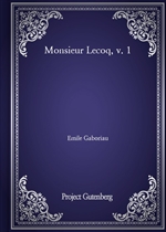 Monsieur Lecoq, v. 1